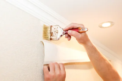 Pose de papier peint à Magny-Danigon — revêtements muraux et toiles de verre